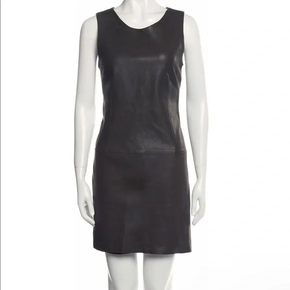 Joseph | Dresses | Joseph 0 Lamb Leather Mini Dress | Poshmark